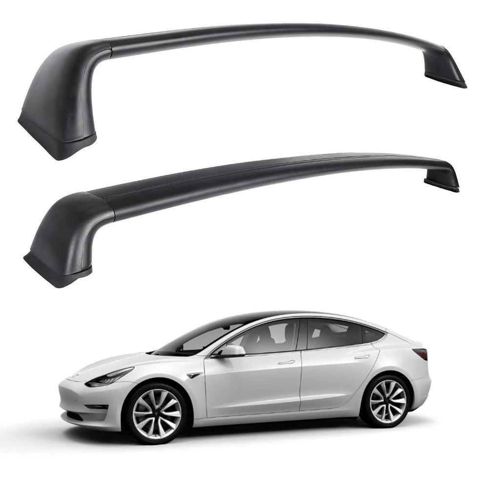 Tesla Model 3/Y Aluminum Roof Rack Cargo Cross Bars (Set of 2) for Tesla(2017-2024) - Evooor