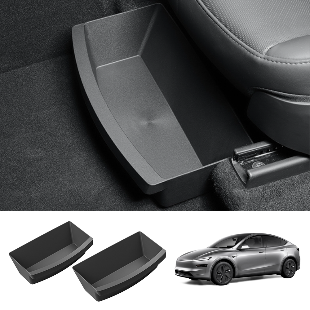 Underseat Organizer for Tesla Model Y 2021+: Premium Storage Solution for Front Row - Evooor