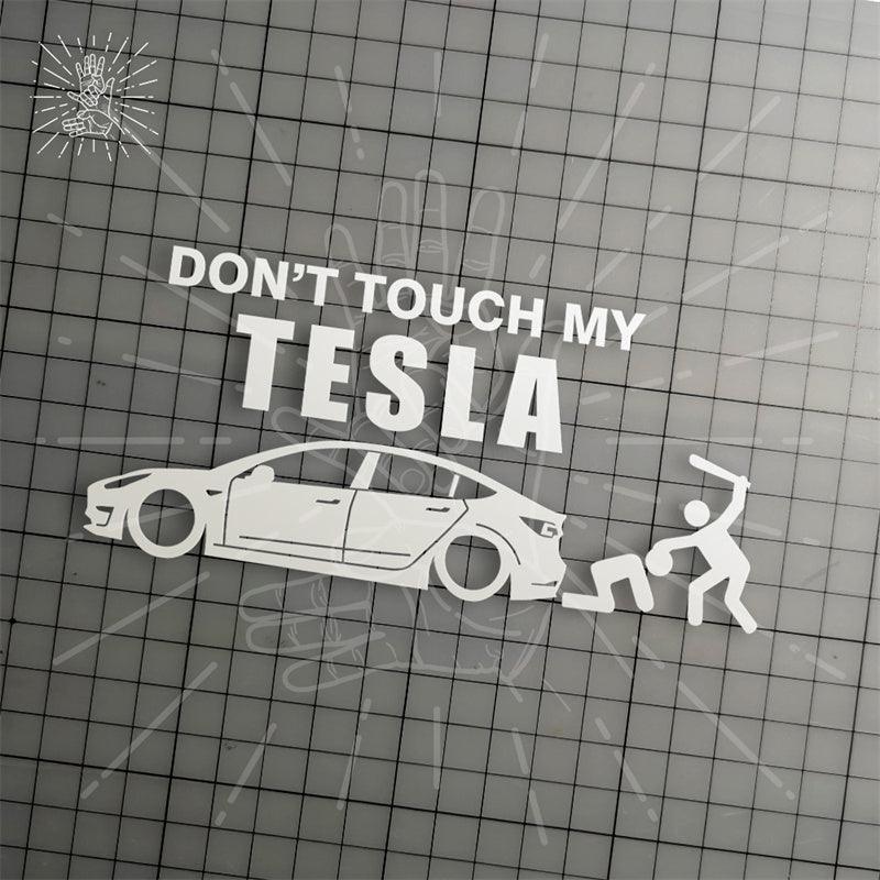 Model 3/Y/S/X Don't Touch My Car Humorous Decorative Sticker For Tesla - Evooor