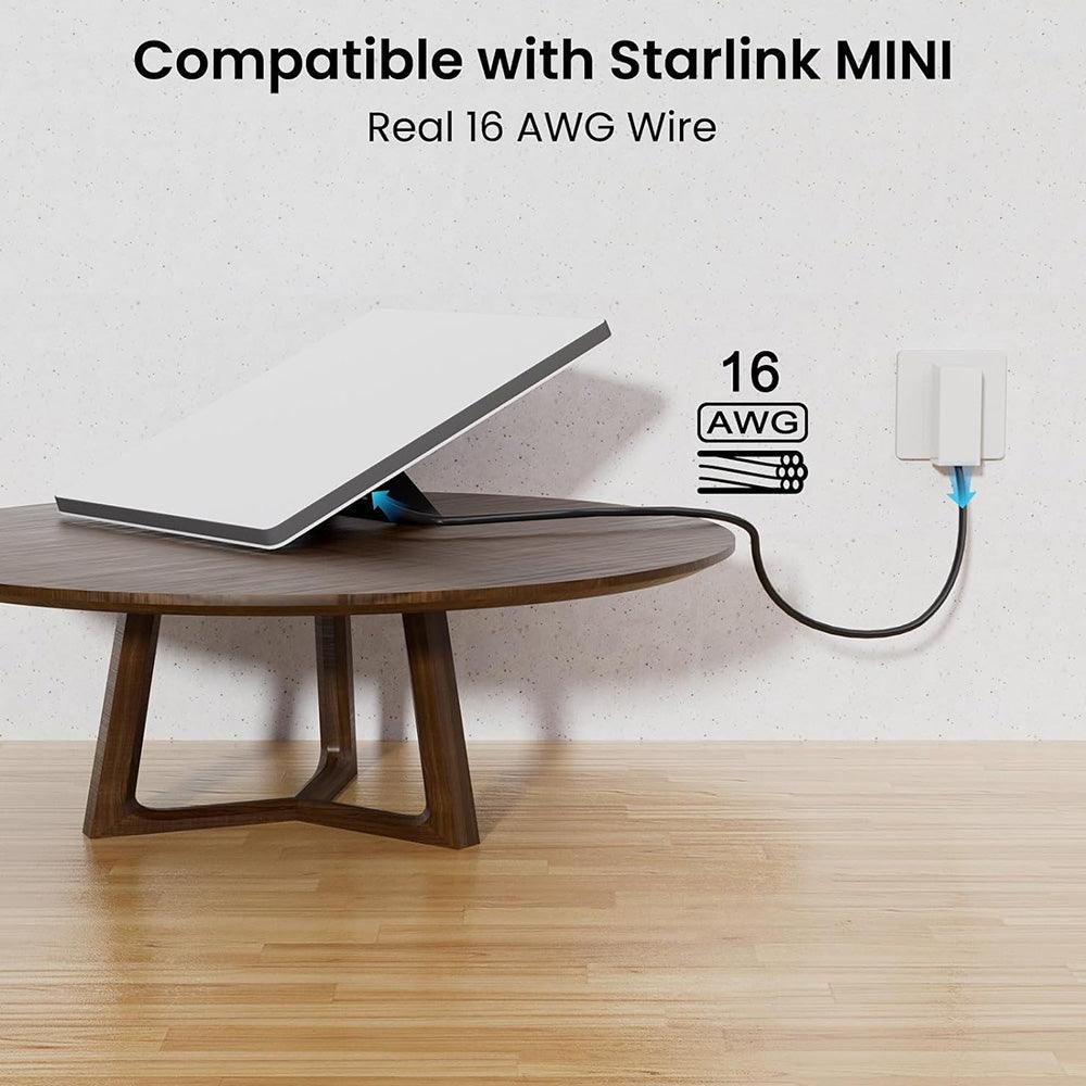 16AWG Replacement DC Power Cable for Starlink Mini - Evooor