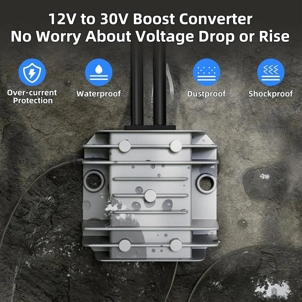 High-Quality Car Charger with Female Plug for Starlink Mini - 10-28V to 30V DC Power Adapter - Evooor