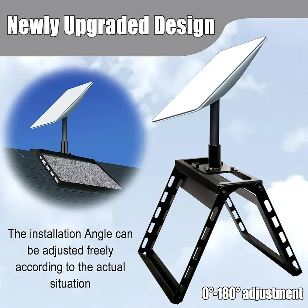 Universal Roof Mount Bracket for Starlink 2nd Generation Satellite Dish Installation - Evooor