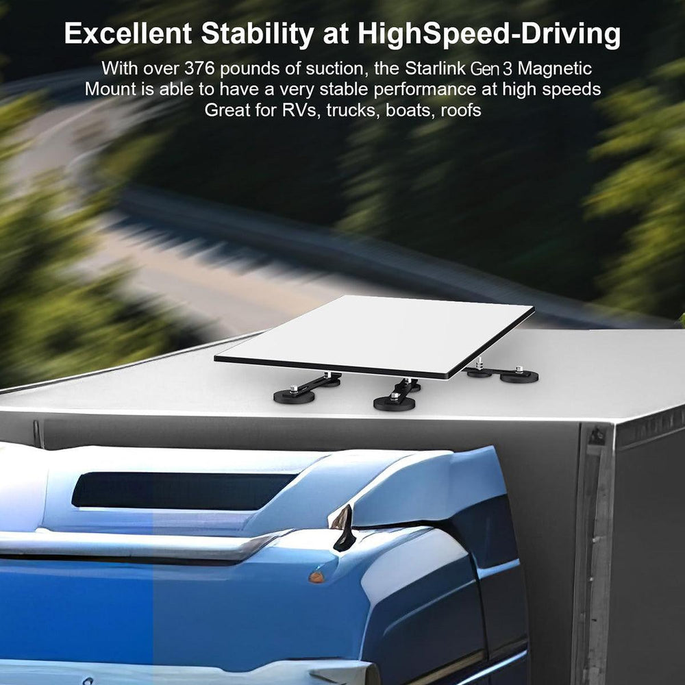 Adjustable Magnetic Roof Mounting Kit for Starlink Gen 3 - Evooor