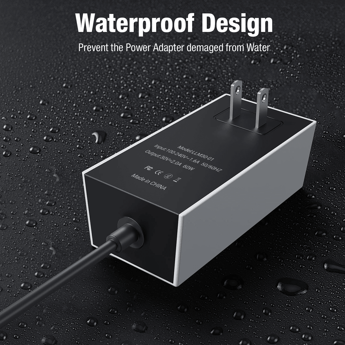 High-Quality 60W Power Adapter for Starlink Mini - Energy-Efficient AC/DC Converter - Evooor