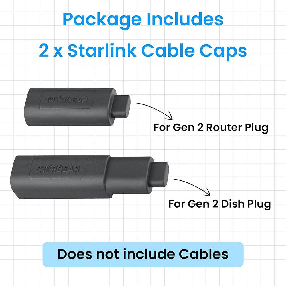 Dust Proof Cable End Protectors for Starlink Gen 2 - Evooor