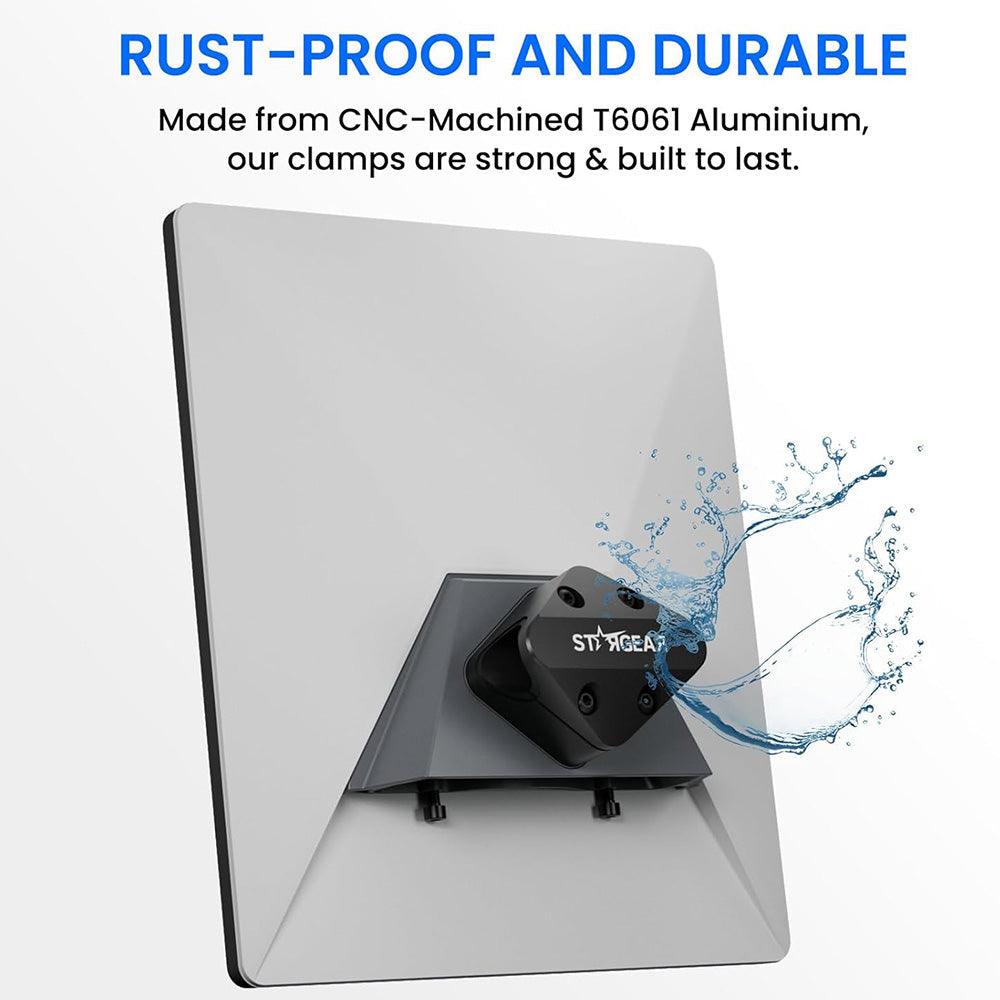 Anti-Theft Tube Bracket for Starlink Mini Mount – Compatible with Car Roof Racks, RVs, and Yacht Railings - Evooor