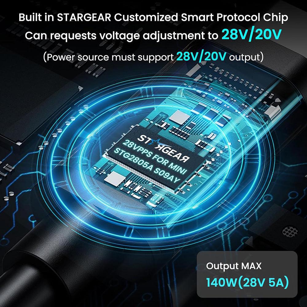 USB C to DC Power Cable with Indicator Light for Starlink Mini - Evooor