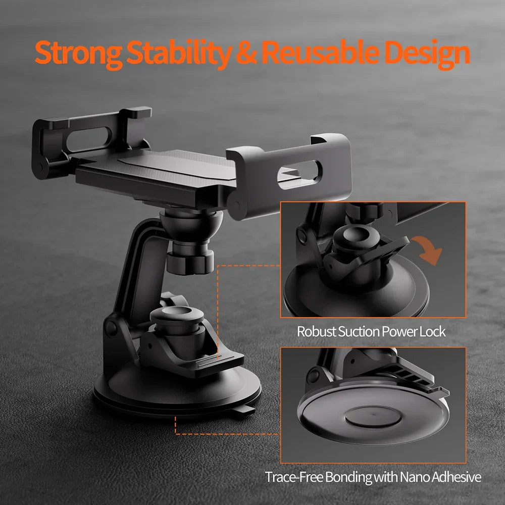 Adjustable Suction Cup Mount with 360-Degree Rotation for Starlink Mini Internet Receiver - Evooor