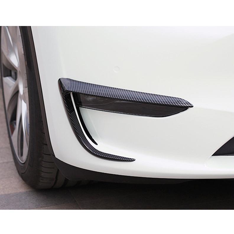 Tesla ModelY la luz antiniebla canards antiniebla cubre cubiertas de película protectora (1 par) (2020-2023)