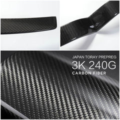 [Real Carbon Fiber] Front Center Grille Trim Strip For Tesla Model S 2016-2023