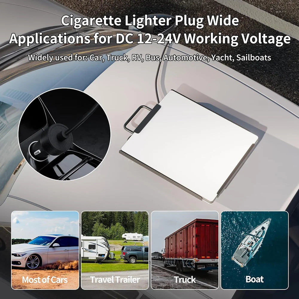 High-Quality Car Charger with Female Plug for Starlink Mini - 10-28V to 30V DC Power Adapter - Evooor