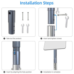 Aluminum Pipe Mount Adapter for Starlink Gen 2 Dish - Evooor