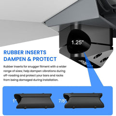 Anti-Theft Tube Bracket for Starlink Mini Mount – Compatible with Car Roof Racks, RVs, and Yacht Railings - Evooor