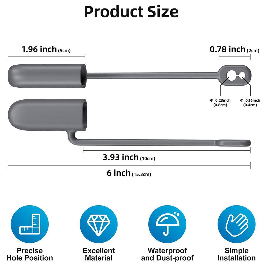 Waterproof Silicone Cable End Caps for Starlink Gen 3/Gen 2 (2 Pcs) - Evooor