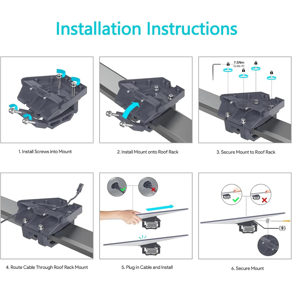Universal Roof Mount Bracket for Starlink Gen 3 and Enterprise Satellite Dishes - Evooor