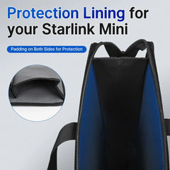 Portable Carrying Case for Starlink Mini Dish and Accessories - Convenient Travel Storage Solution - Evooor