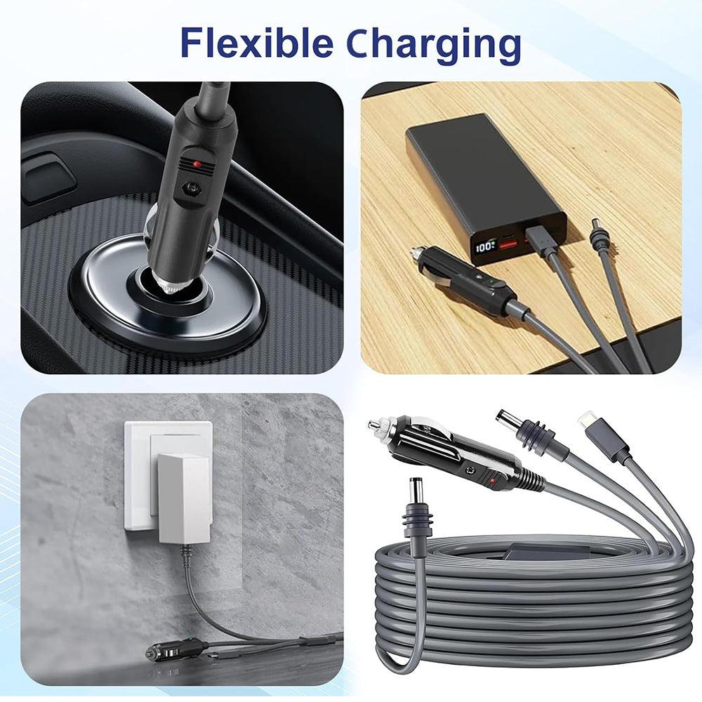 Waterproof 3-in-1 Charging Cable for Starlink Mini - Evooor