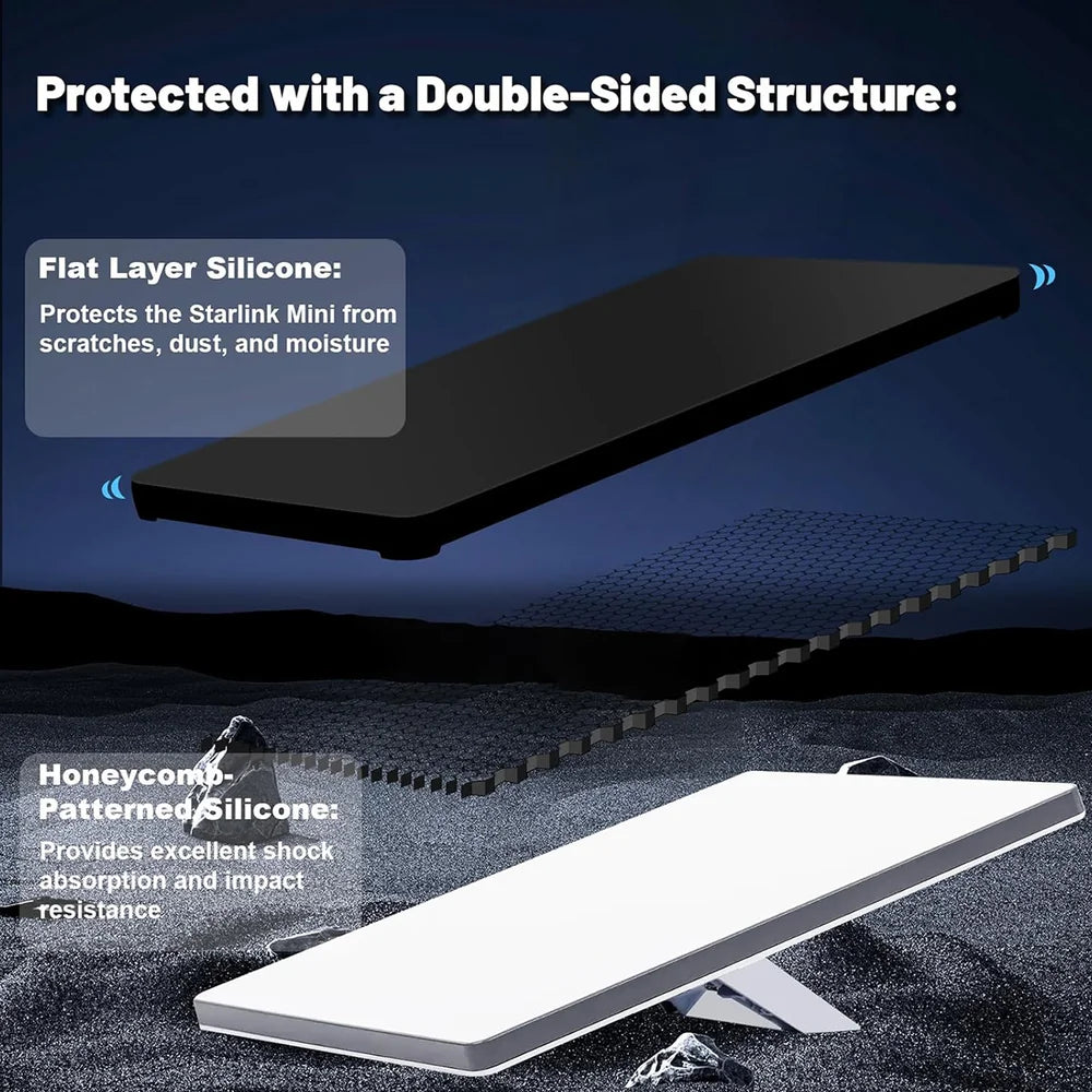 Durable Silicone Protective Cover for Starlink Mini Device - Evooor