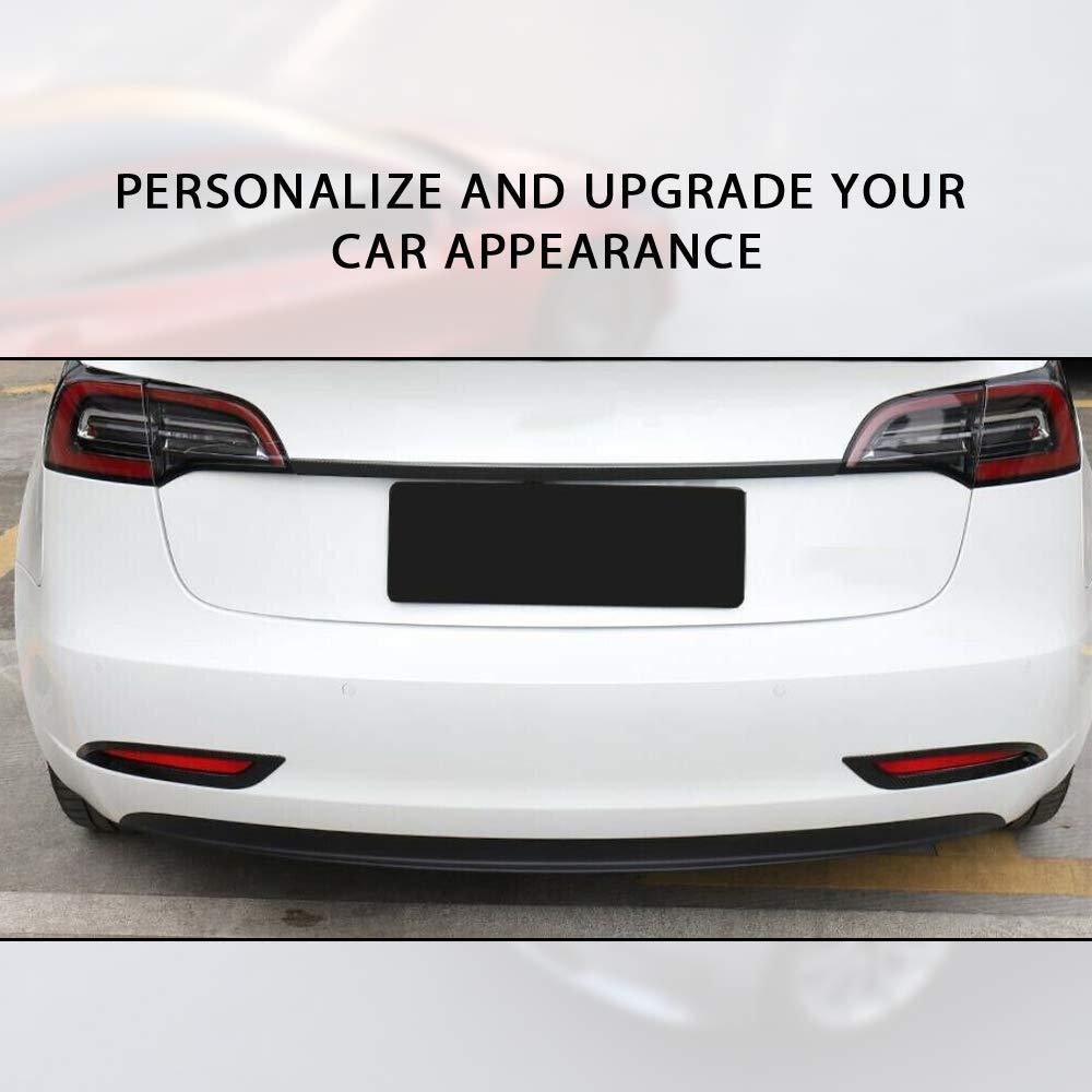 Model 3/Y Carbon Fiber Rear Taillight Covers - Protective Film Set (Pair) - 2017-2023 - Enhance Car's Appearance - Evooor