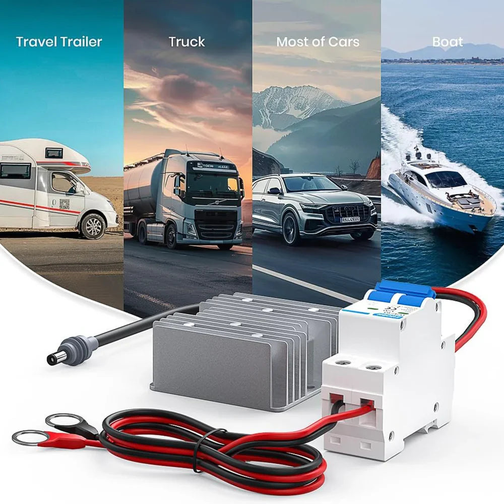 High Quality 12V/24V Car Power Converter for Starlink Gen 3 - Reliable Charging Solution - Evooor