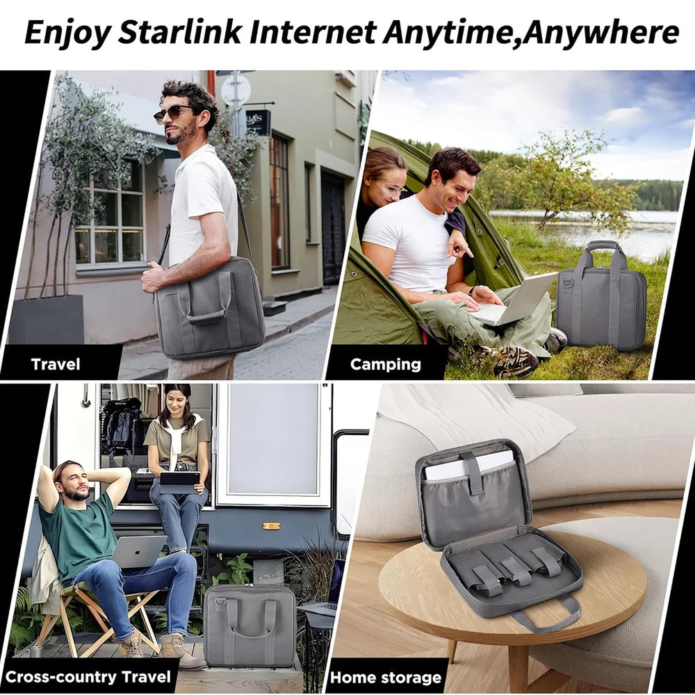 Portable Carrying Bag for Starlink Mini Satellite Internet Dish & Accessories - Evooor