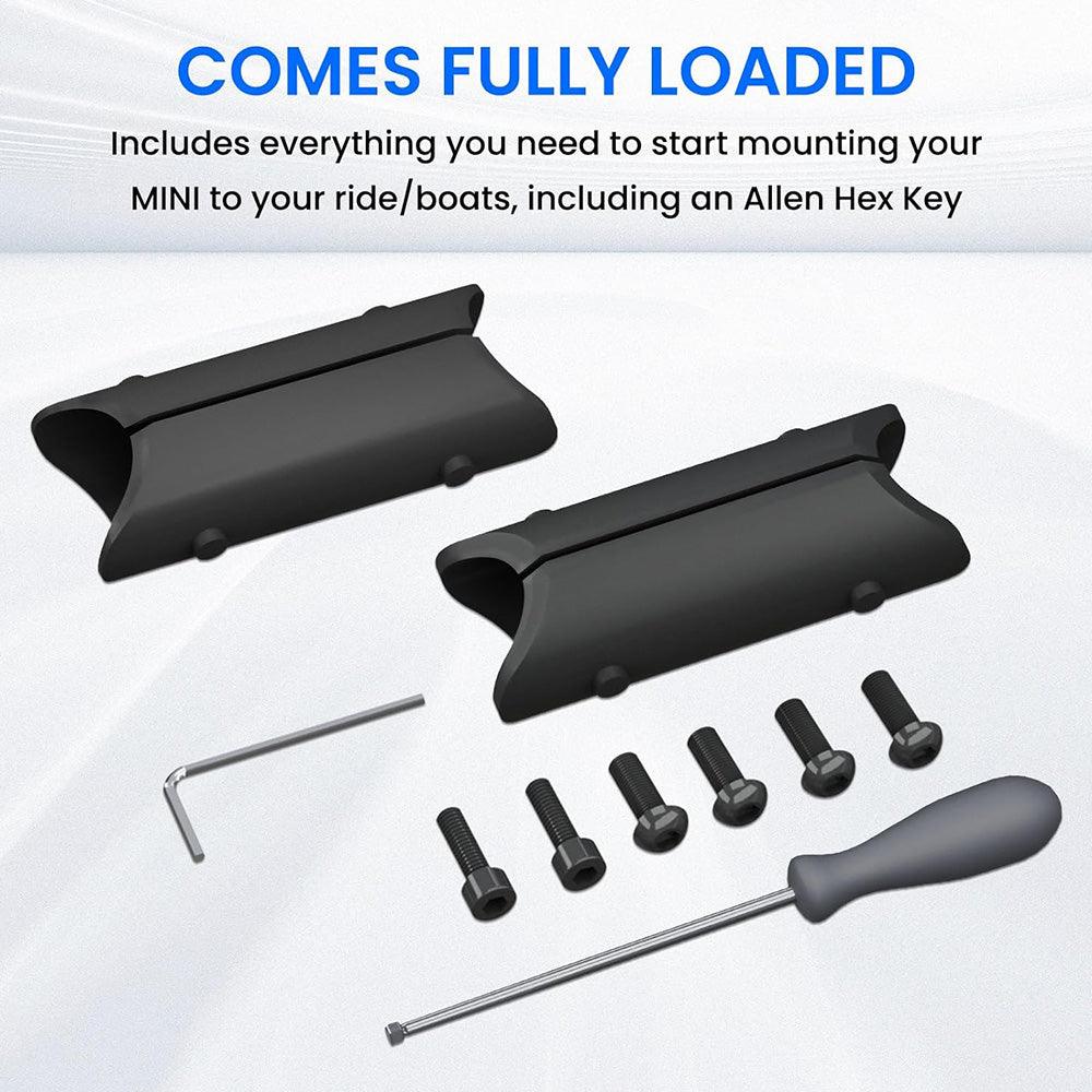 Anti-Theft Tube Bracket for Starlink Mini Mount – Compatible with Car Roof Racks, RVs, and Yacht Railings - Evooor