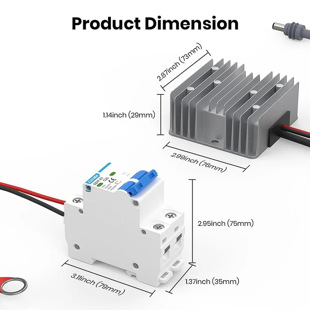 High Quality 12V/24V Car Power Converter for Starlink Gen 3 - Reliable Charging Solution - Evooor