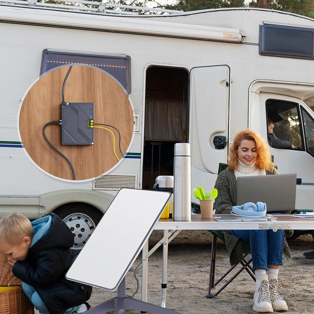 3-in-1 PoE Injector with 9- 36V DC Step-Up Converter for Starlink Gen 2 - Evooor