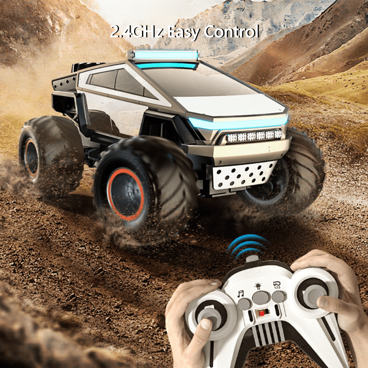 Cybertruck Pickup Truck 1:14 Scale Alloy Remote Control Car - Evooor