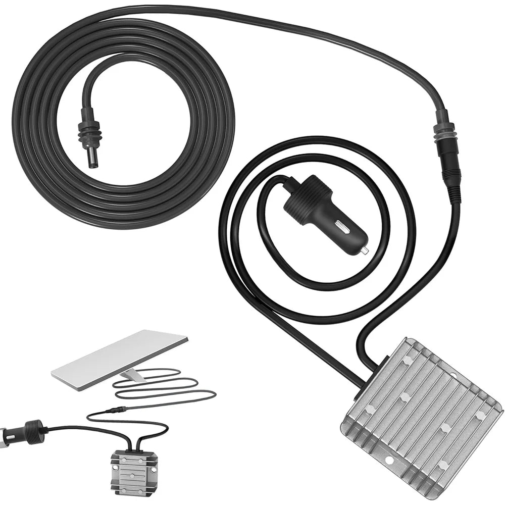 High-Quality Car Charger with Female Plug for Starlink Mini - 10-28V to 30V DC Power Adapter - Evooor