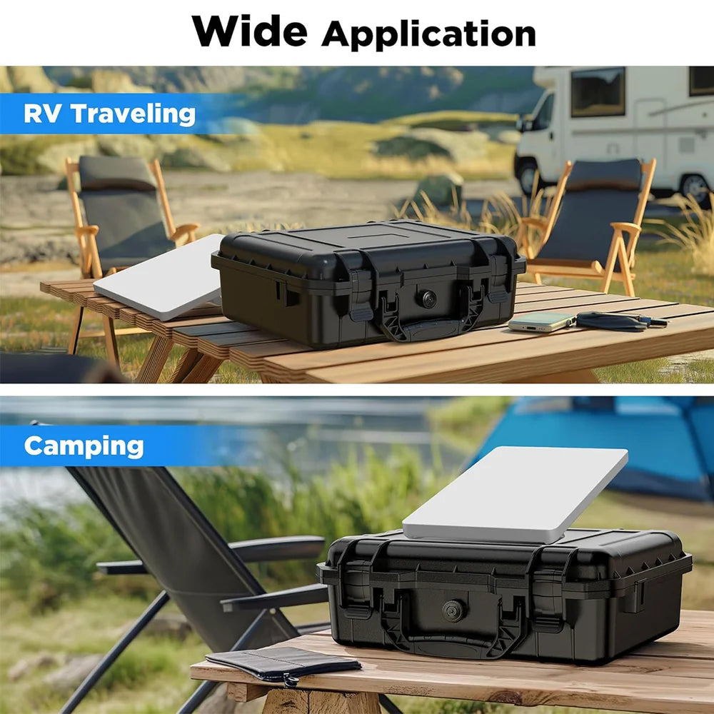 Waterproof Hard Carrying Case for Starlink Mini Kit and Accessories