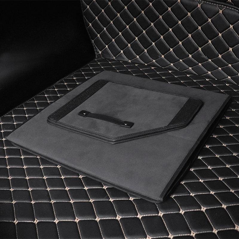 Model 3/Y/X/S Alcantara Trunk Folding Storage Box for Tesla - Evooor