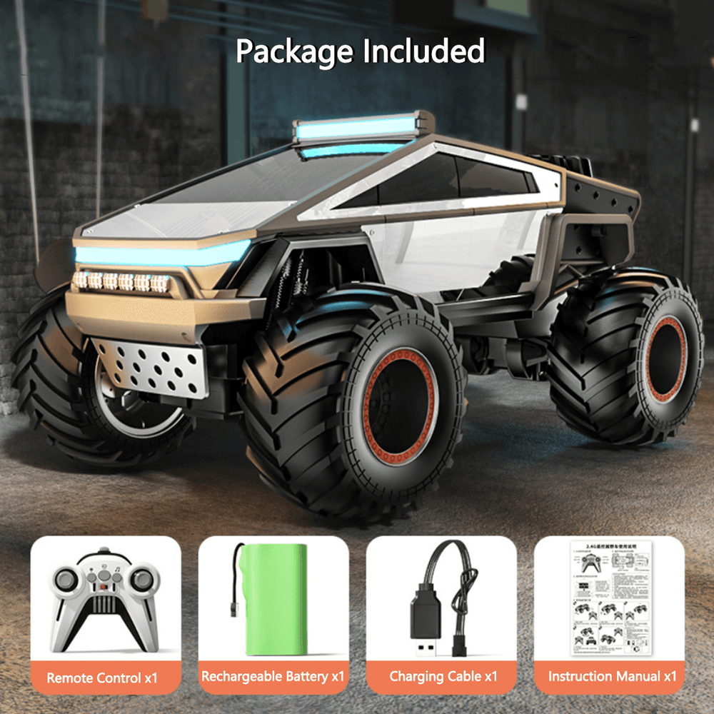 Cybertruck Pickup Truck 1:14 Scale Alloy Remote Control Car - Evooor