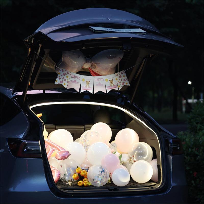 Enhanced Illumination: Custom Trunk LED Light Strip Kit for Tesla Model 3/Y (2021-2024) - Evooor