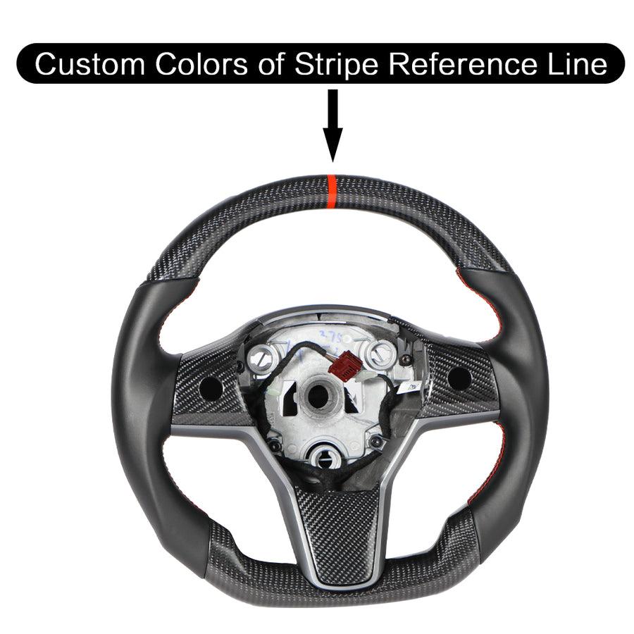 Performance Upgrade: Carbon Fiber Steering Wheel for Tesla Model 3/Y - Evooor