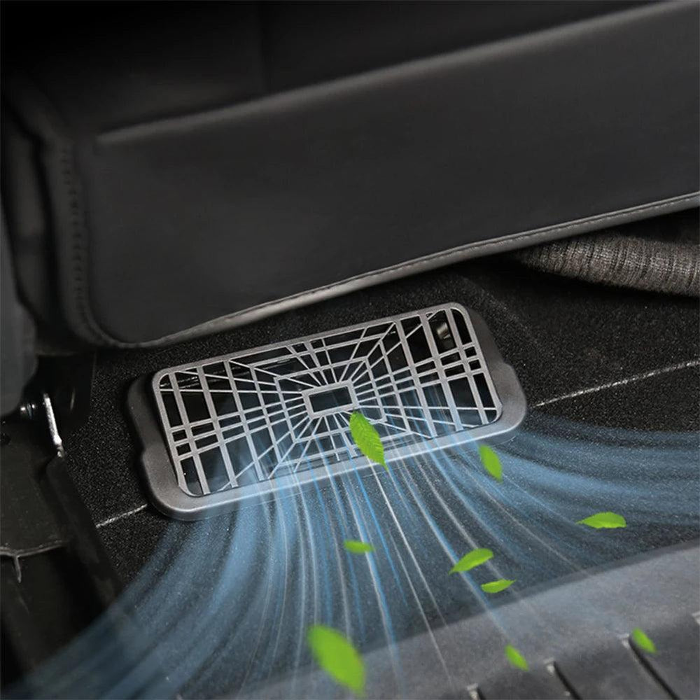 Tesla Model 3 Highland Protective Cover for Air Outlet Under Seat Console Outlet Protector Grille (2PCS) - Evooor