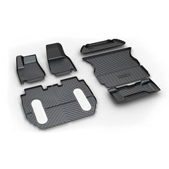 Tesla Model X Tapis de sol Tapis de coffre Doublure de chargement pour toutes les conditions météorologiques (2015-2020)