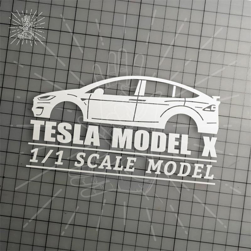 Model 3/Y/S/X Don't Touch My Car Humorous Decorative Sticker For Tesla - Evooor