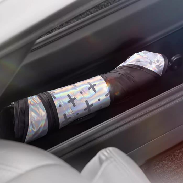 Tesla New Upgraded Laser Front Windshield Sunshade Umbrella - Evooor