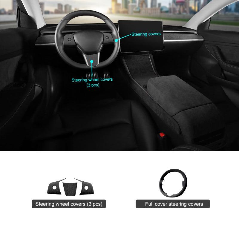 Model 3/Y Alcantara Accessories for Tesla - Evooor