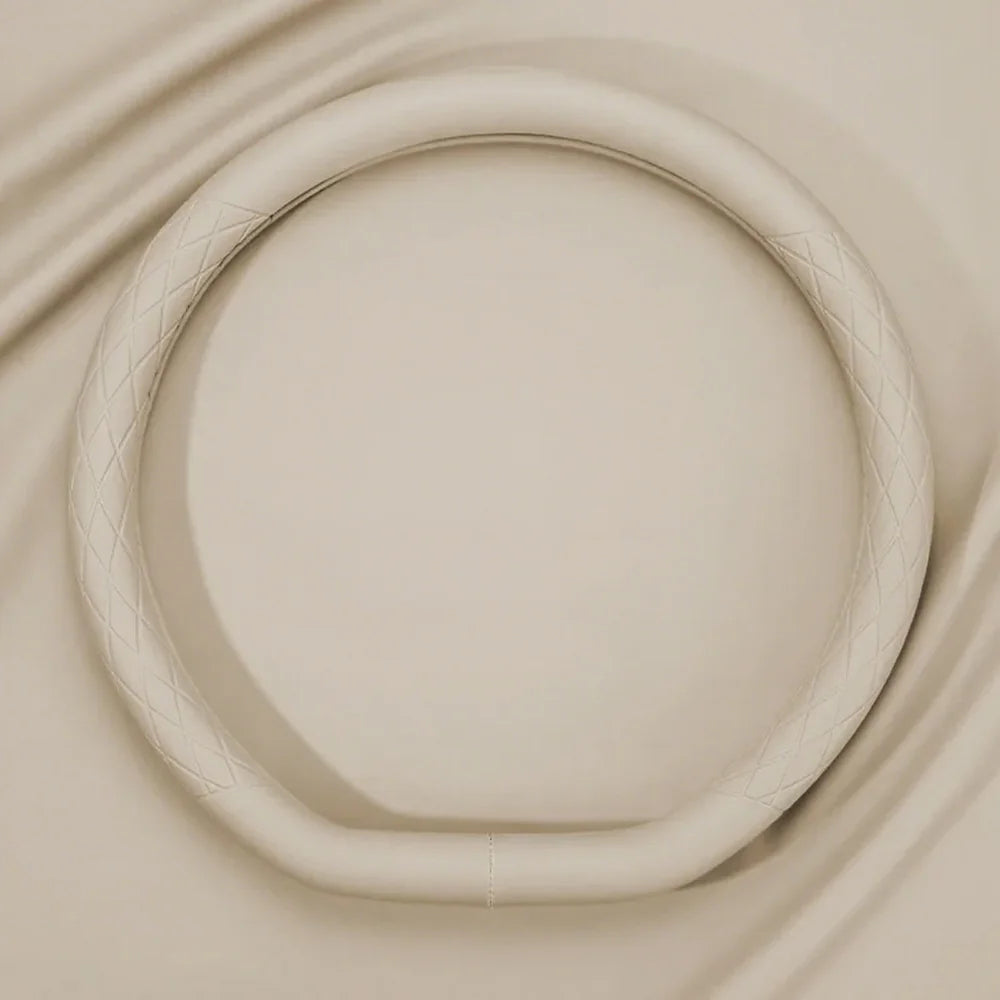 Nappa Leather D-Shaped Steering Wheel Cover For VW ID.3 2025 - Evooor