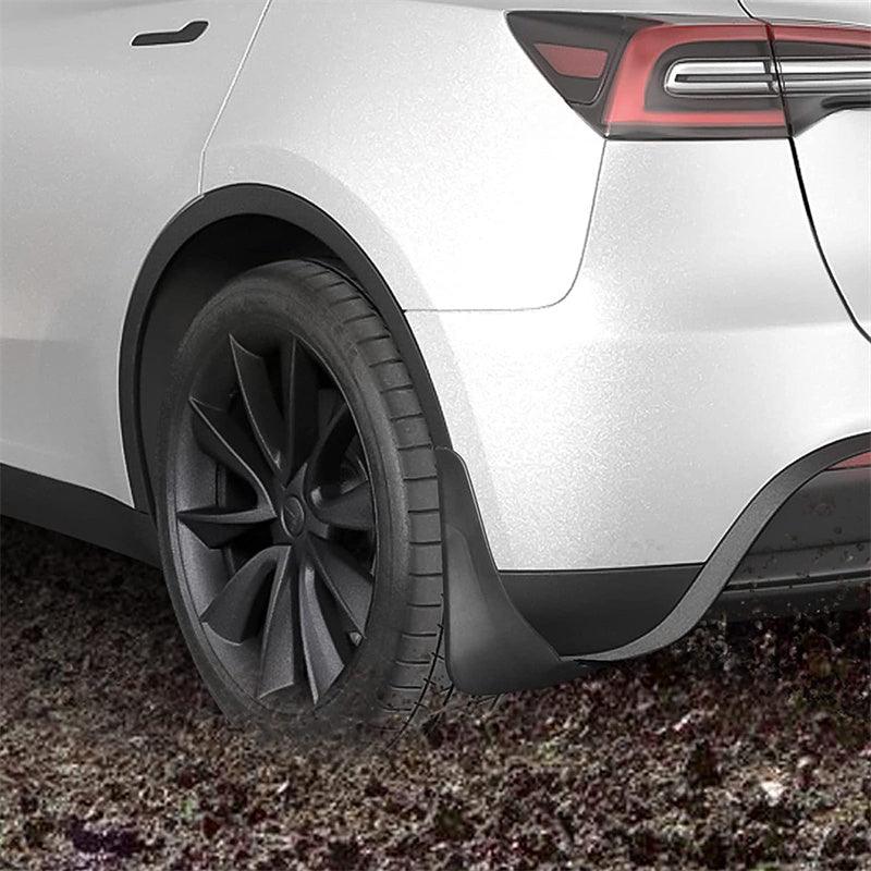 Model Y Mudflaps Splash Guards MudGuards Mud Flaps Fender Car Protect 4 PCS for Tesla (2020-2023) - Evooor