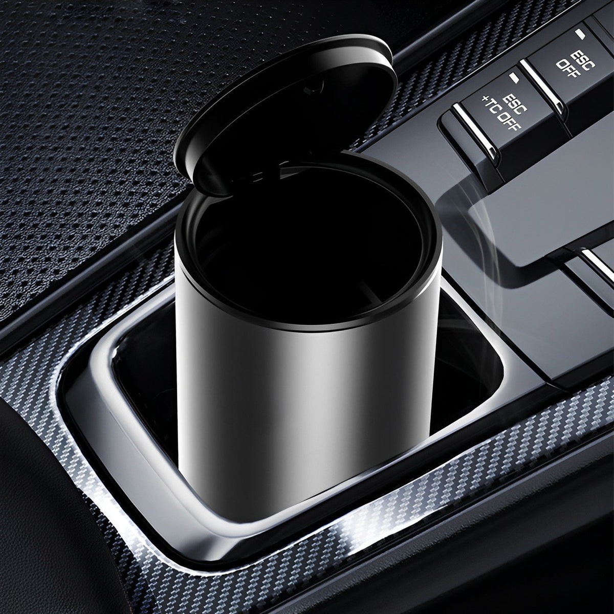 Model 3/Y/S/X-Legierung Cup holder Mülleimer anwendbar für Tesla  (2012-2024)