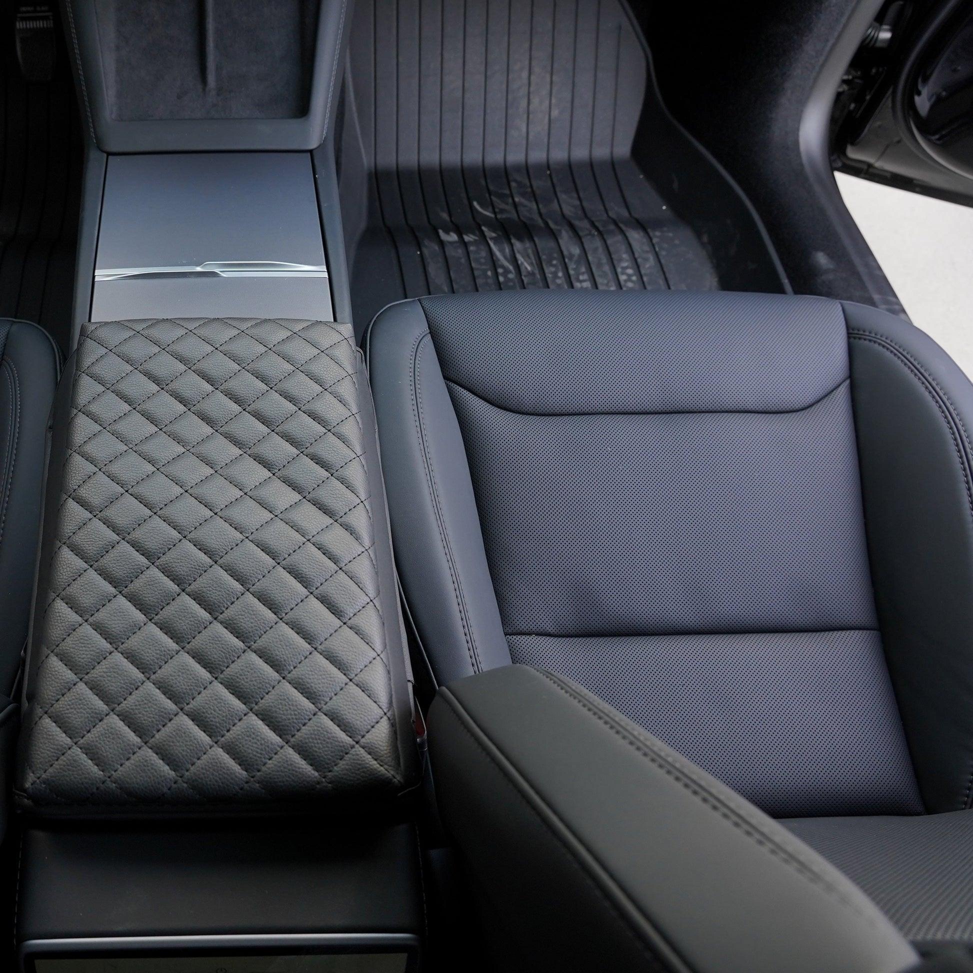 2024 Model 3 Highland Armrest Cover PU Leather for Tesla - Evooor