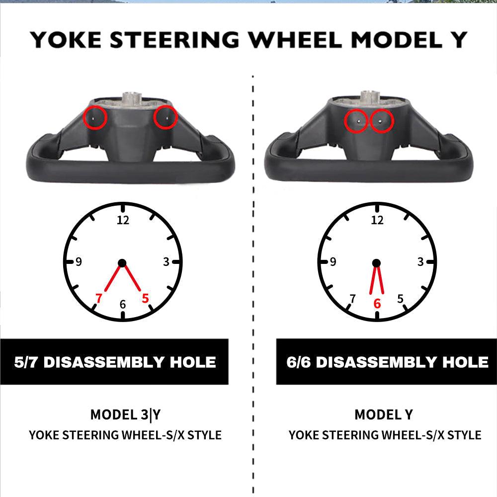 Custom Yoke Steering Wheel Upgrade for Tesla Model 3 and Model Y with Unique Model X/S Yoke Design - Evooor