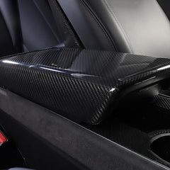 Model 3 / Y [Real Carbon Fiber] Armrest Cover, Center Console Cover For Tesla(2017-2024)