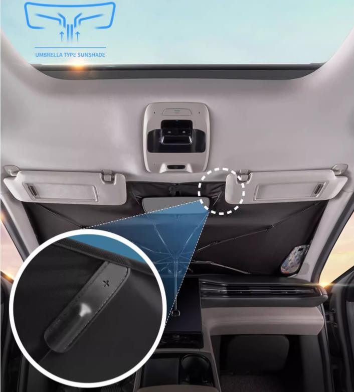 Tesla New Upgraded Laser Front Windshield Sunshade Umbrella - Evooor