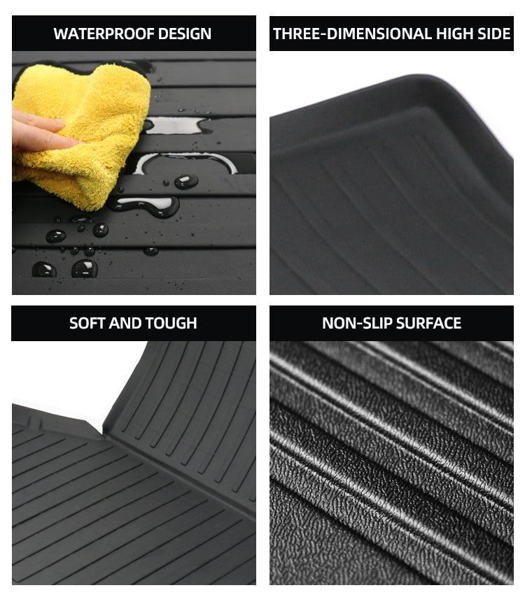 Custom Fit Trunk Liner Mat for Tesla Model S - Premium Quality Cargo Protection (2021-2024) - Evooor