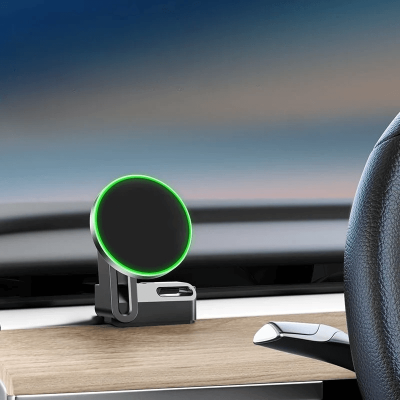 Magnetic Phone Holder for Tesla Model 3/Y (2017-2023) - Strong Magnet Dashboard Mount for Smartphone - Evooor