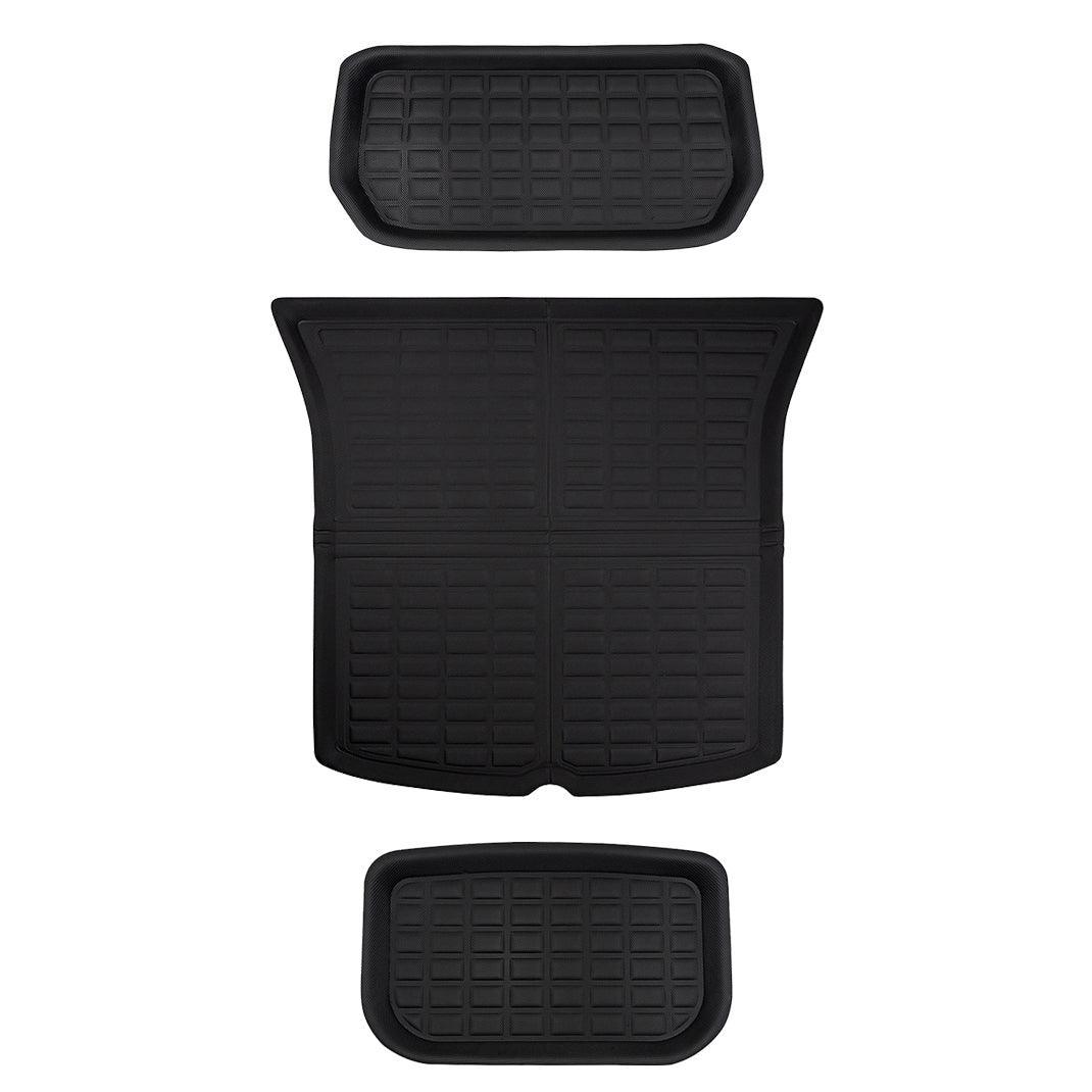 Custom-Fit Floor Mats And Liners 3D Lamination Cutting All-Weather For Tesla Model Y (2020-2024) - Evooor